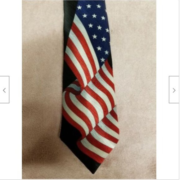 American Traditions Men's U.S.A. Necktie - Picture 2 of 5